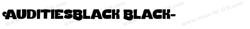 AuditiesBlack Black字体转换
